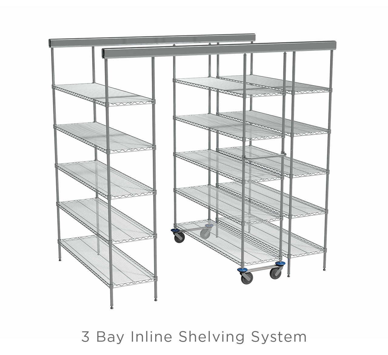 SURGISPAN® Inline Shelving SystemSURGISPAN® Inline Shelving System - 3 Bays SURGISPAN® Inline Shelving SystemSURGISPAN® Inline Shelving System - 3 Bays