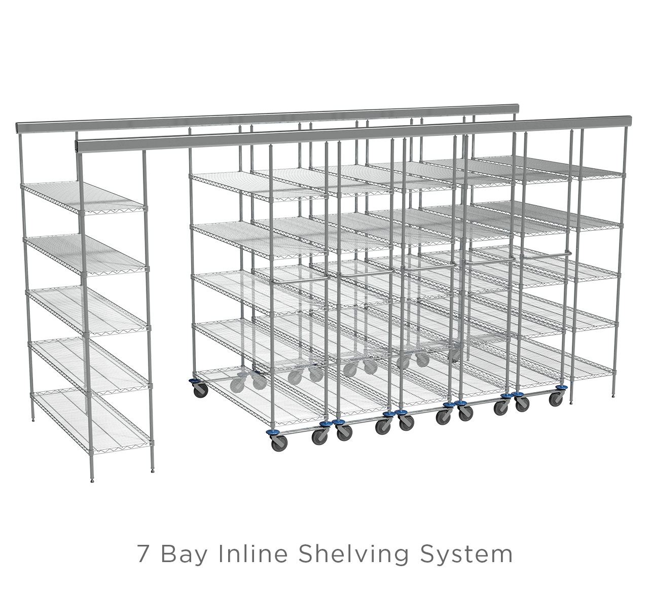 SURGISPAN® Inline Shelving SystemSURGISPAN® Inline Shelving System - 7 Bays SURGISPAN® Inline Shelving SystemSURGISPAN® Inline Shelving System - 7 Bays
