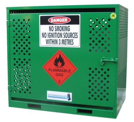 Safety Cabinet - 6 Cylinder LPG Gas Stores