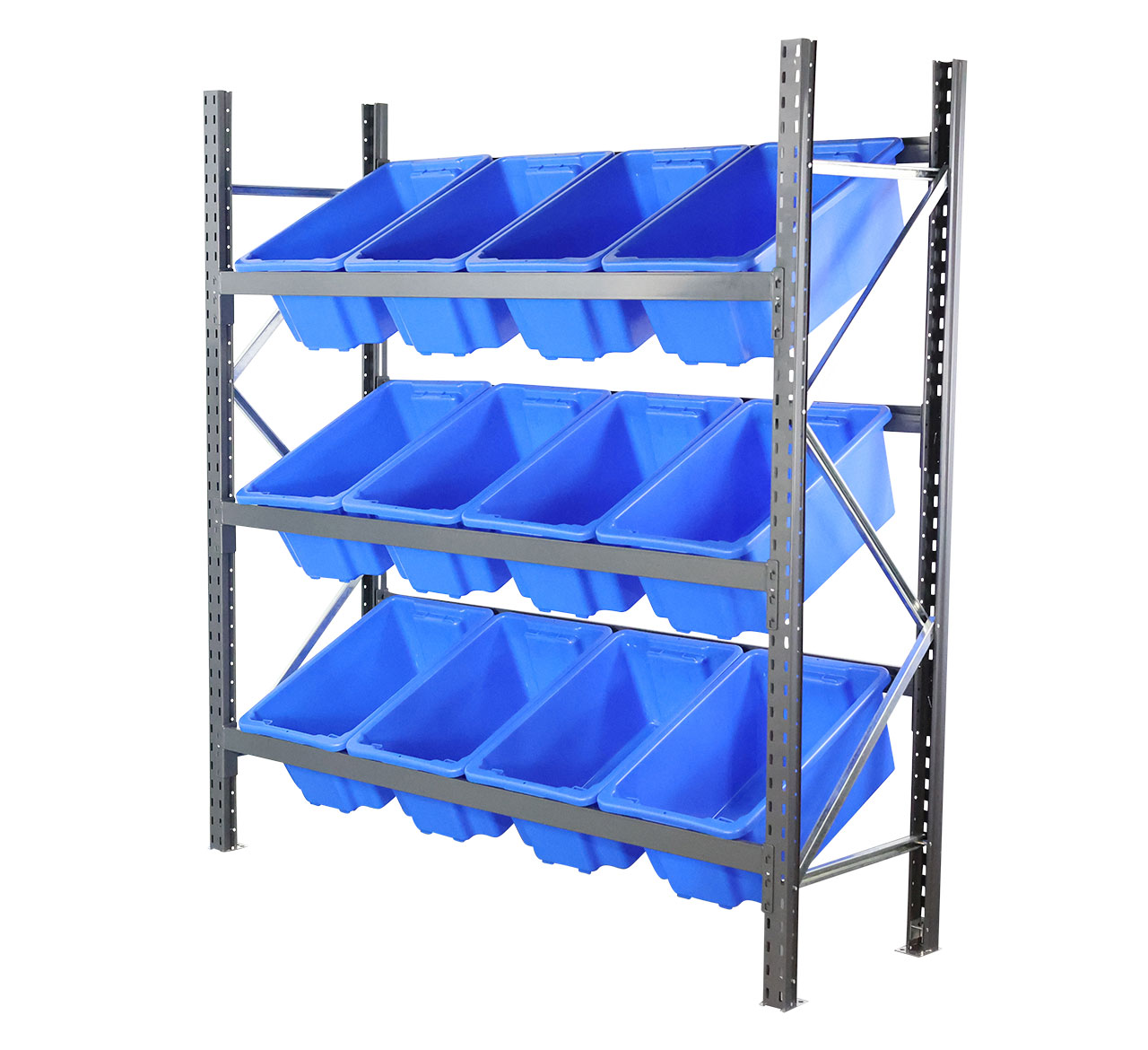 STACKRACK® 52L x 12 Blue TUFFTOTE® Bins STACKRACK® 52L x 12 Blue TUFFTOTE® Bins