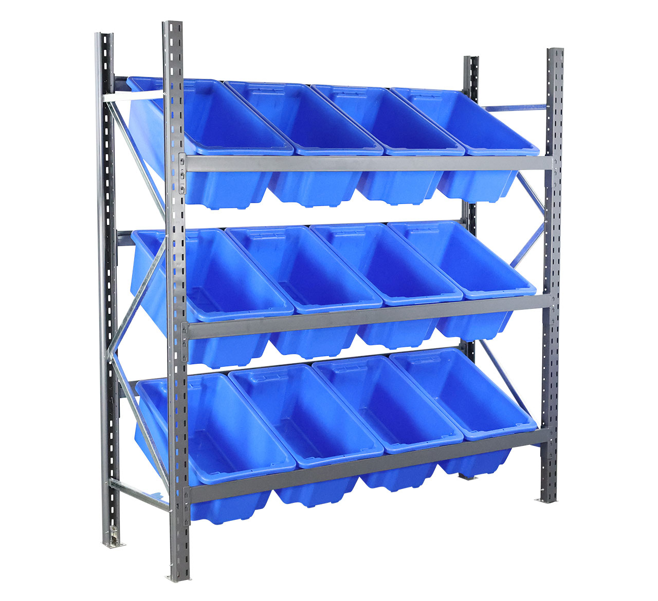 STACKRACK® 52L x 12 Blue TUFFTOTE® Bins STACKRACK® 52L x 12 Blue TUFFTOTE® Bins