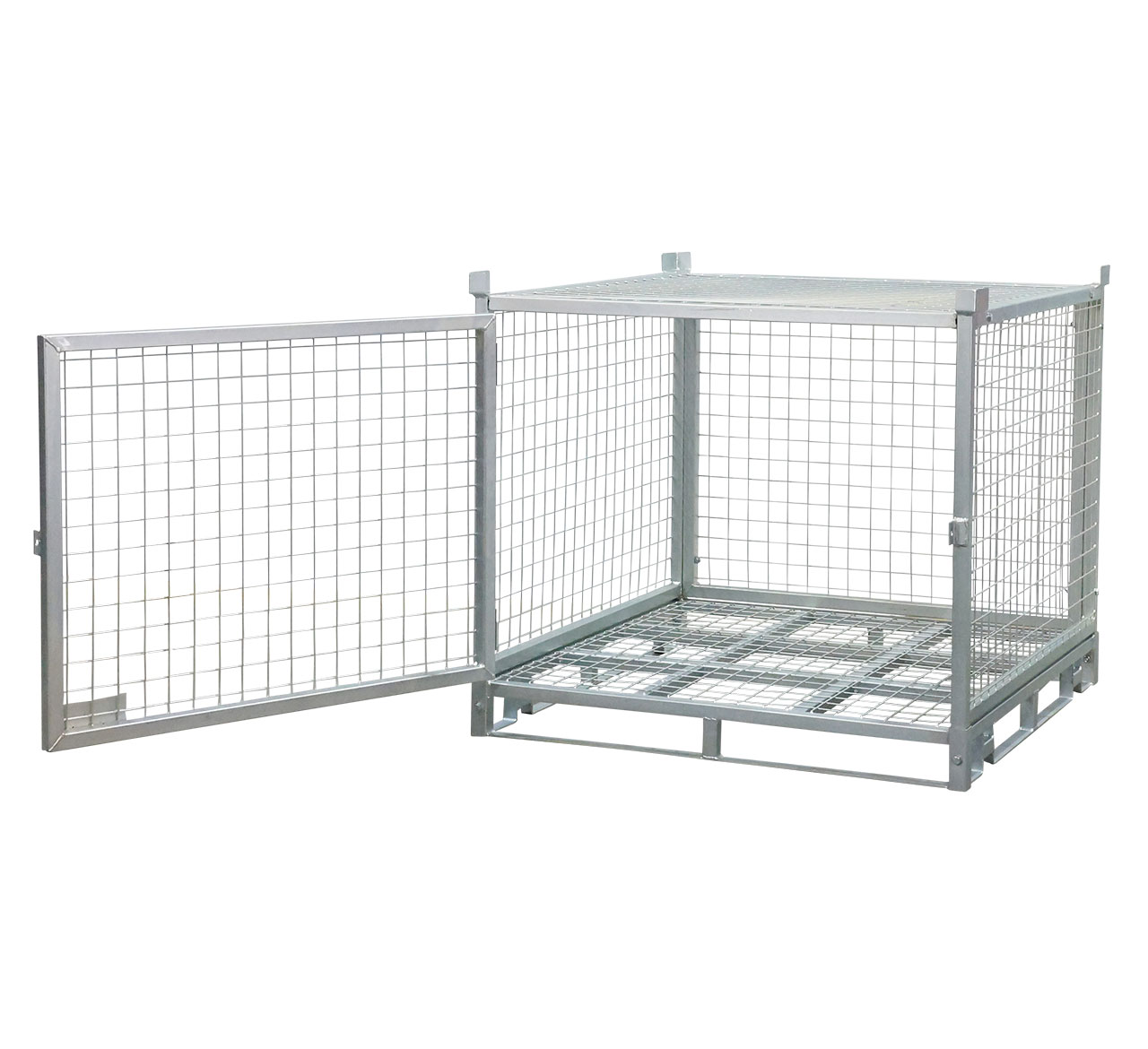 Lockable Cage-Mesh: Door Open