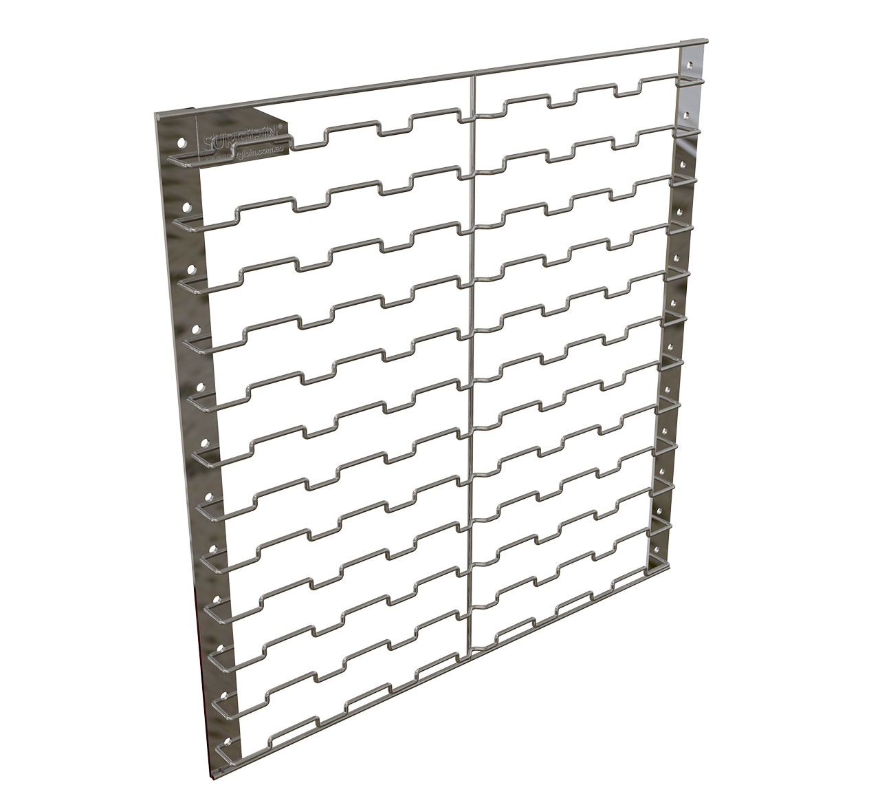 SURGIBIN® Wire Louvre Panel - Angle View SURGIBIN® Wire Louvre Panel - Angle View
