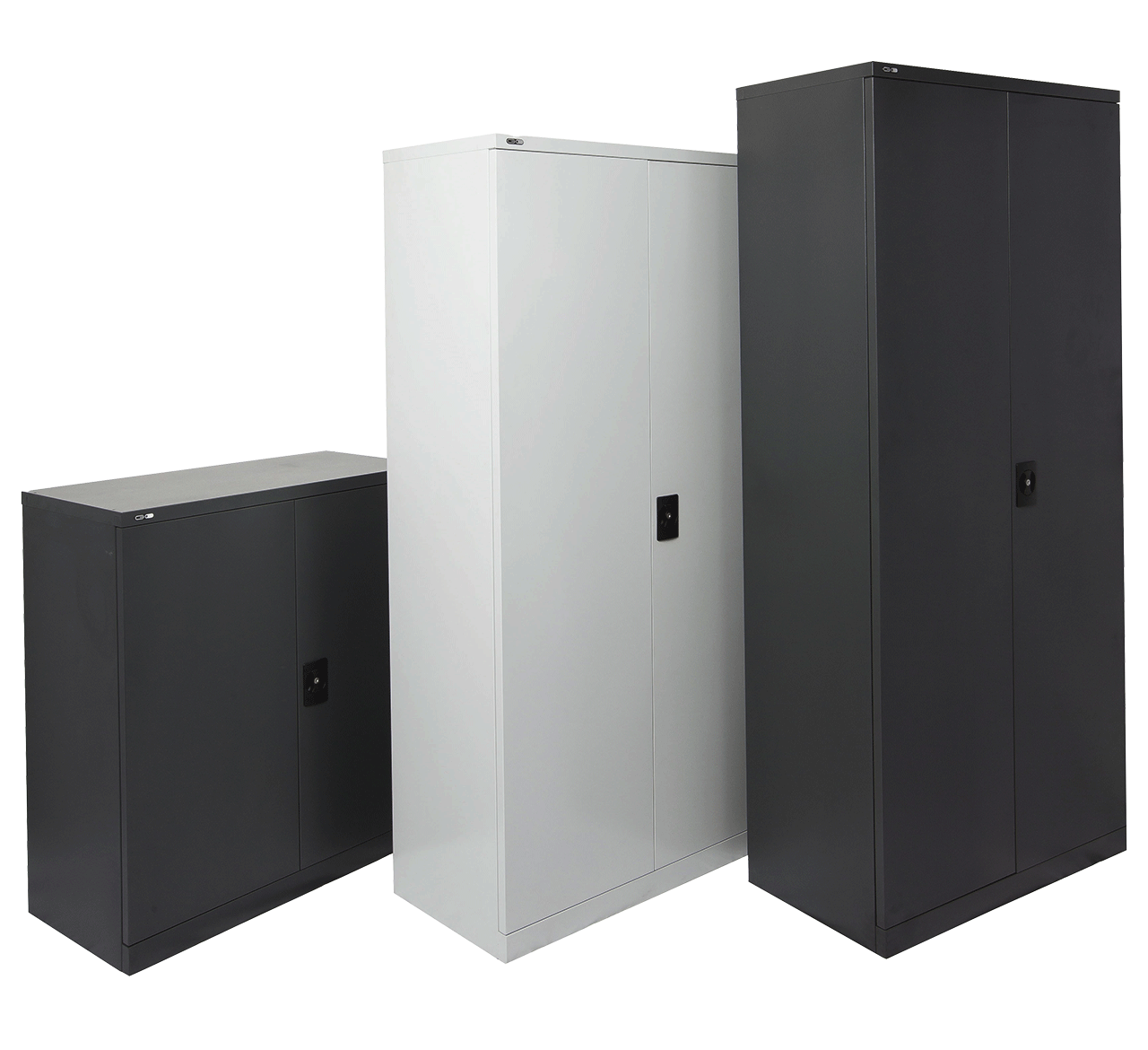 Storage Cabinets - Grey & Ripple Graphite