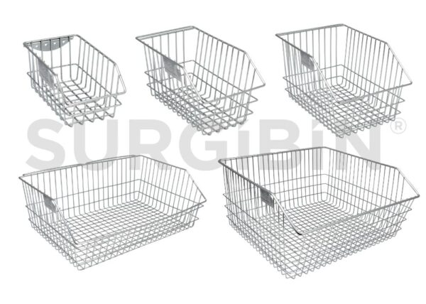 SurgiBin Chrome Wire Baskets Australia
