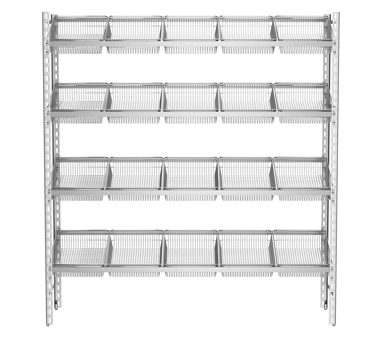 Bulk Basket Rack - Series 1: 1650mm Wide Bulk Basket Rack - Series 1: 1650mm Wide