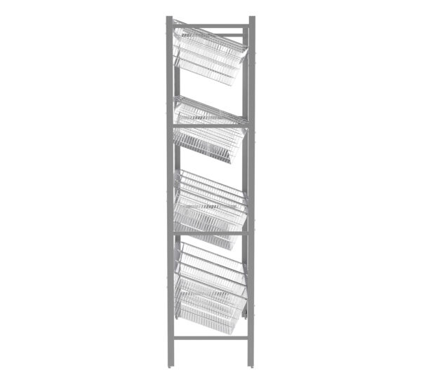 Bulk Basket Rack-Series 2 (medium baskets) | Krosstech