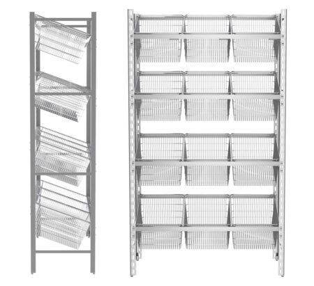 Website Bulk Basket Rack-Series 2