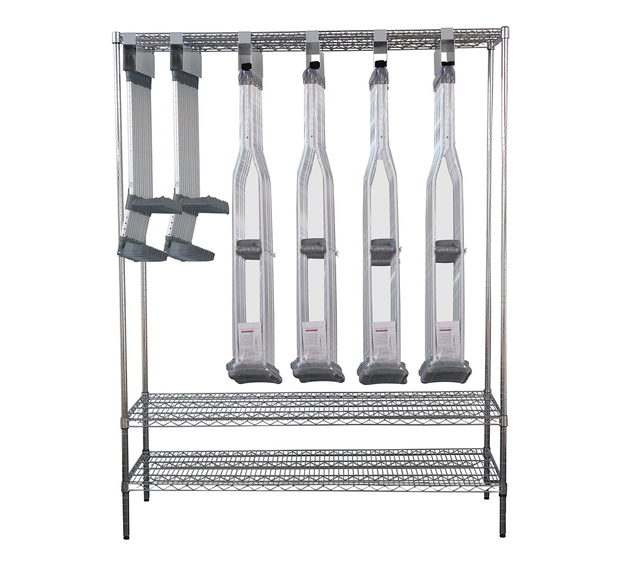 Crutch Storage Rack SURGISPAN® Crutch Storage Rack
