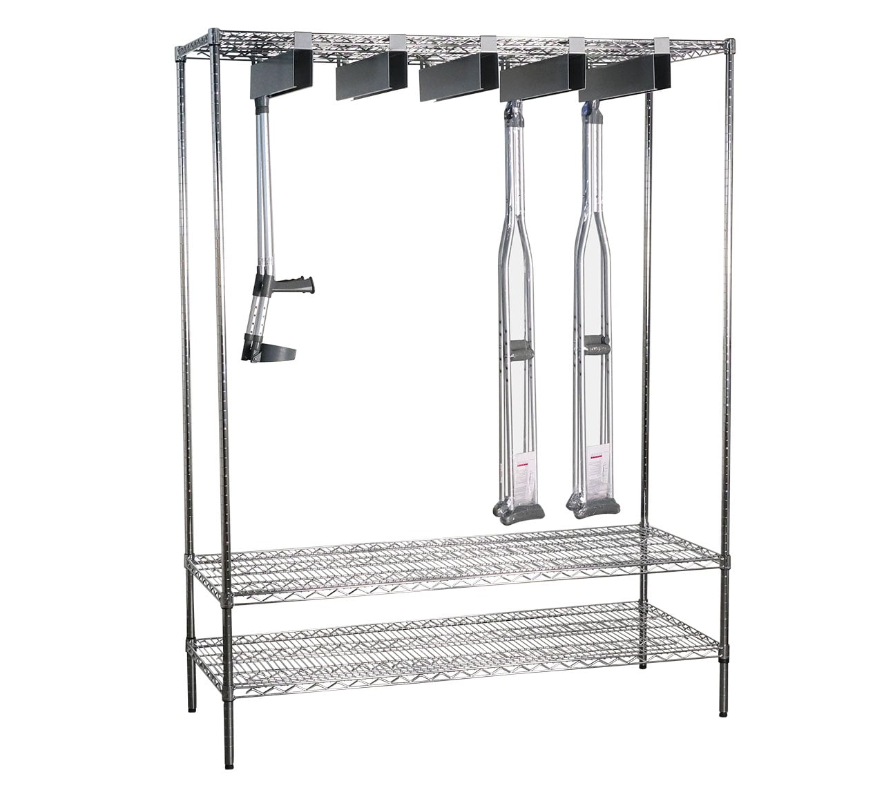 SURGISPAN® Crutch Storage Rack- SURGISPAN® Crutch Storage Rack-