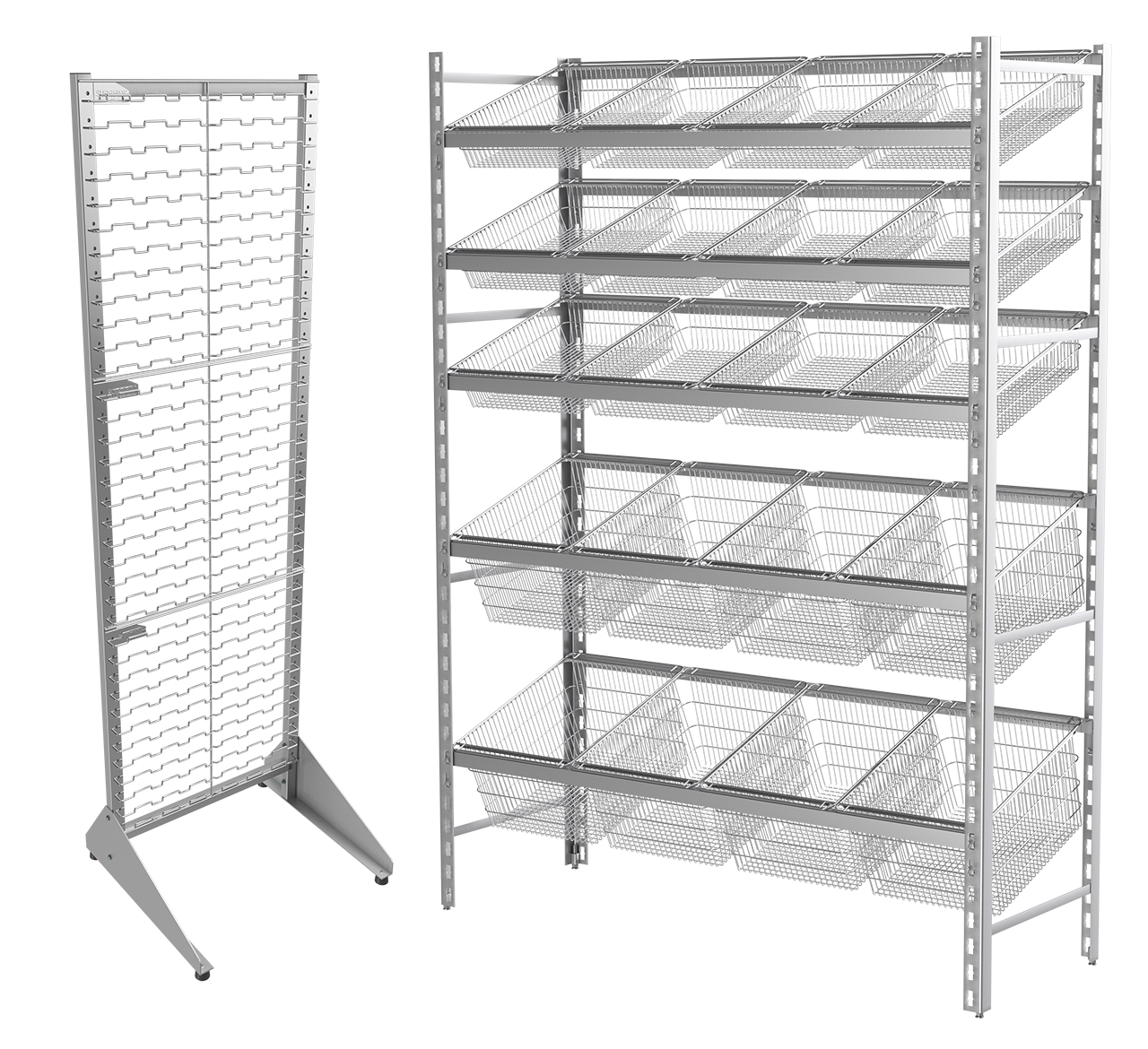 SURGIBIN® Freestanding Basket Racks | Krosstech