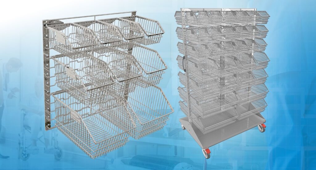 SURGIBIN®,Wire Baskets,medical-grade wire baskets,Wire Bins