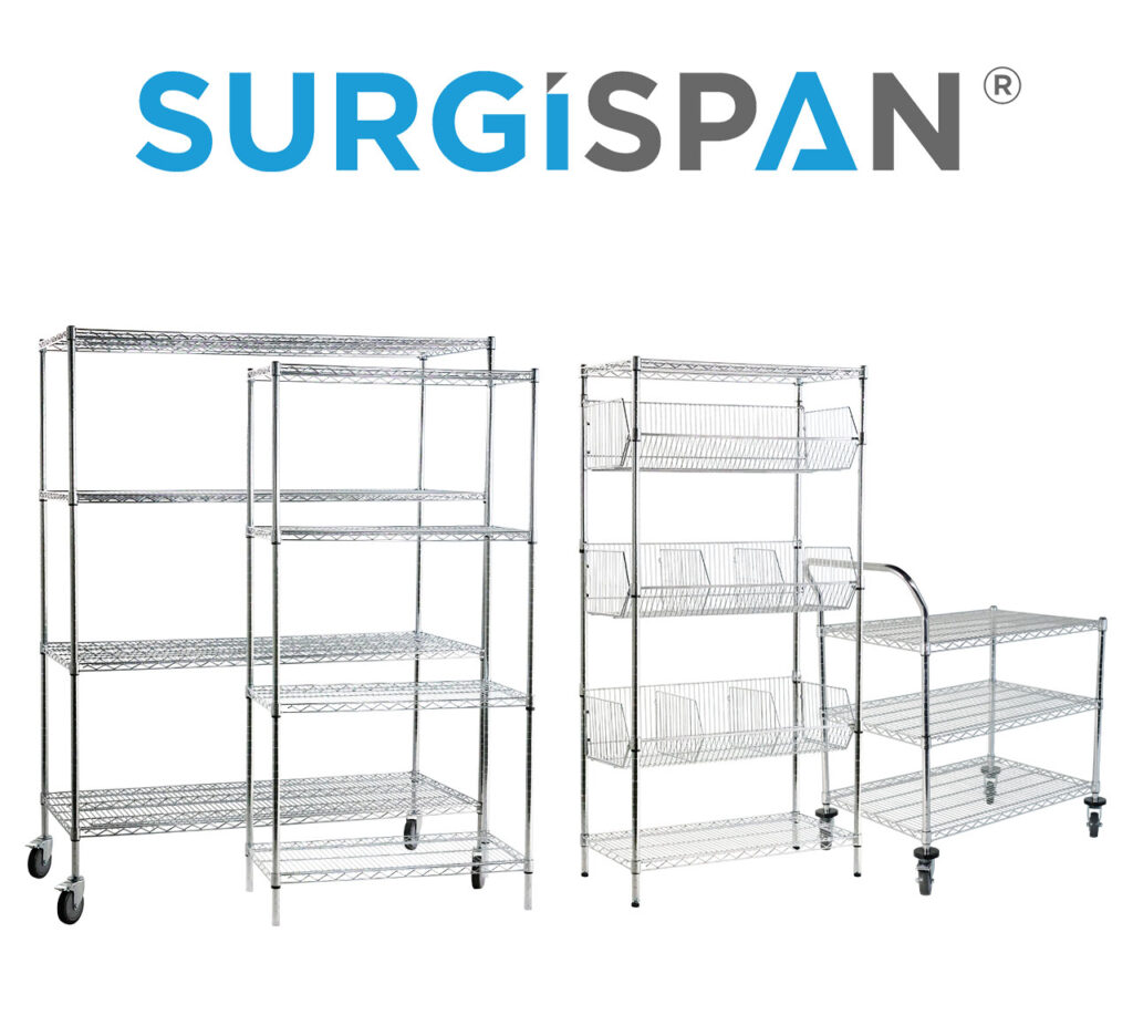 Healthcare - SURGISPAN® Wire Shelving and Trolleys