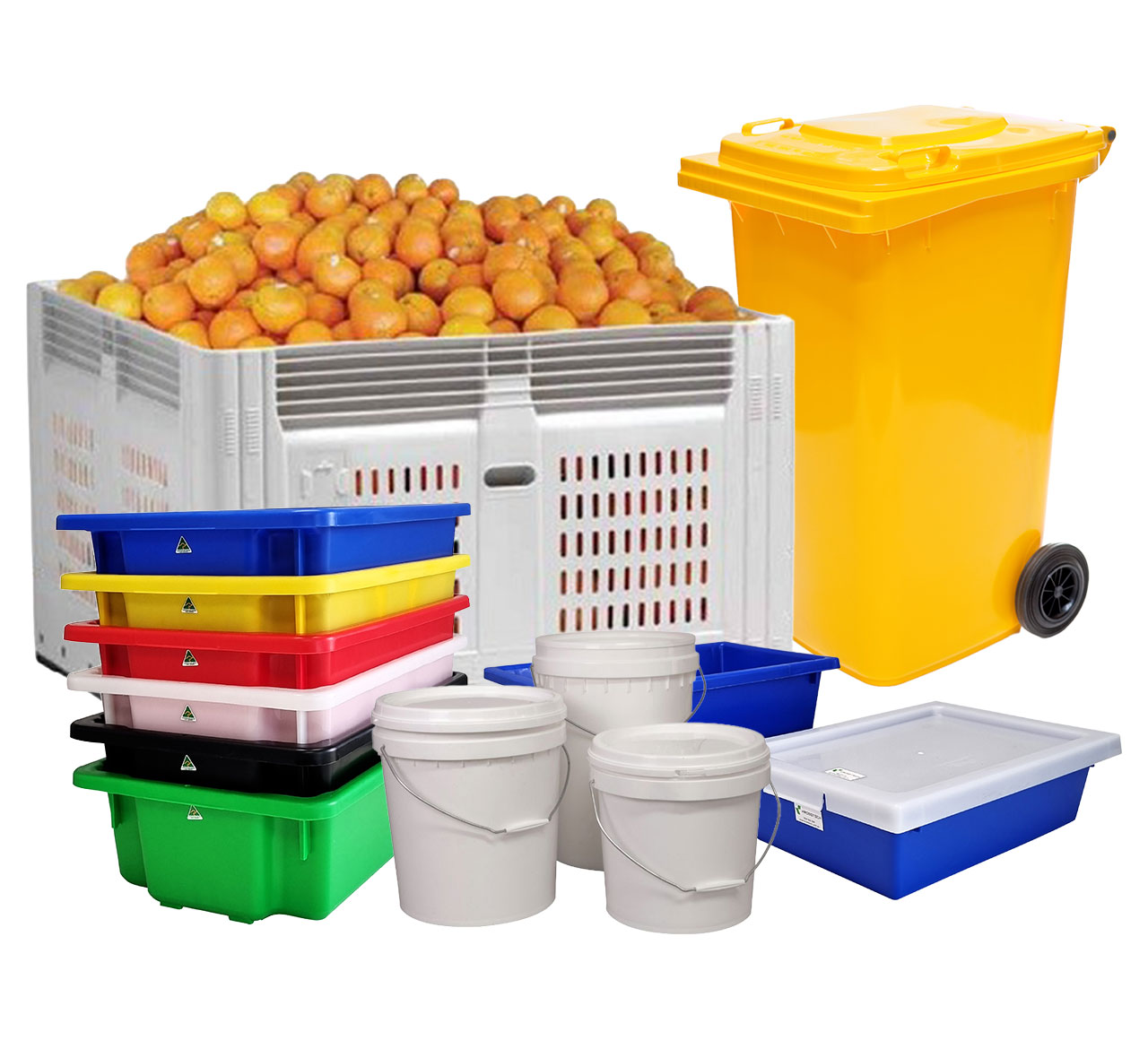 Plastic Crates & Bins