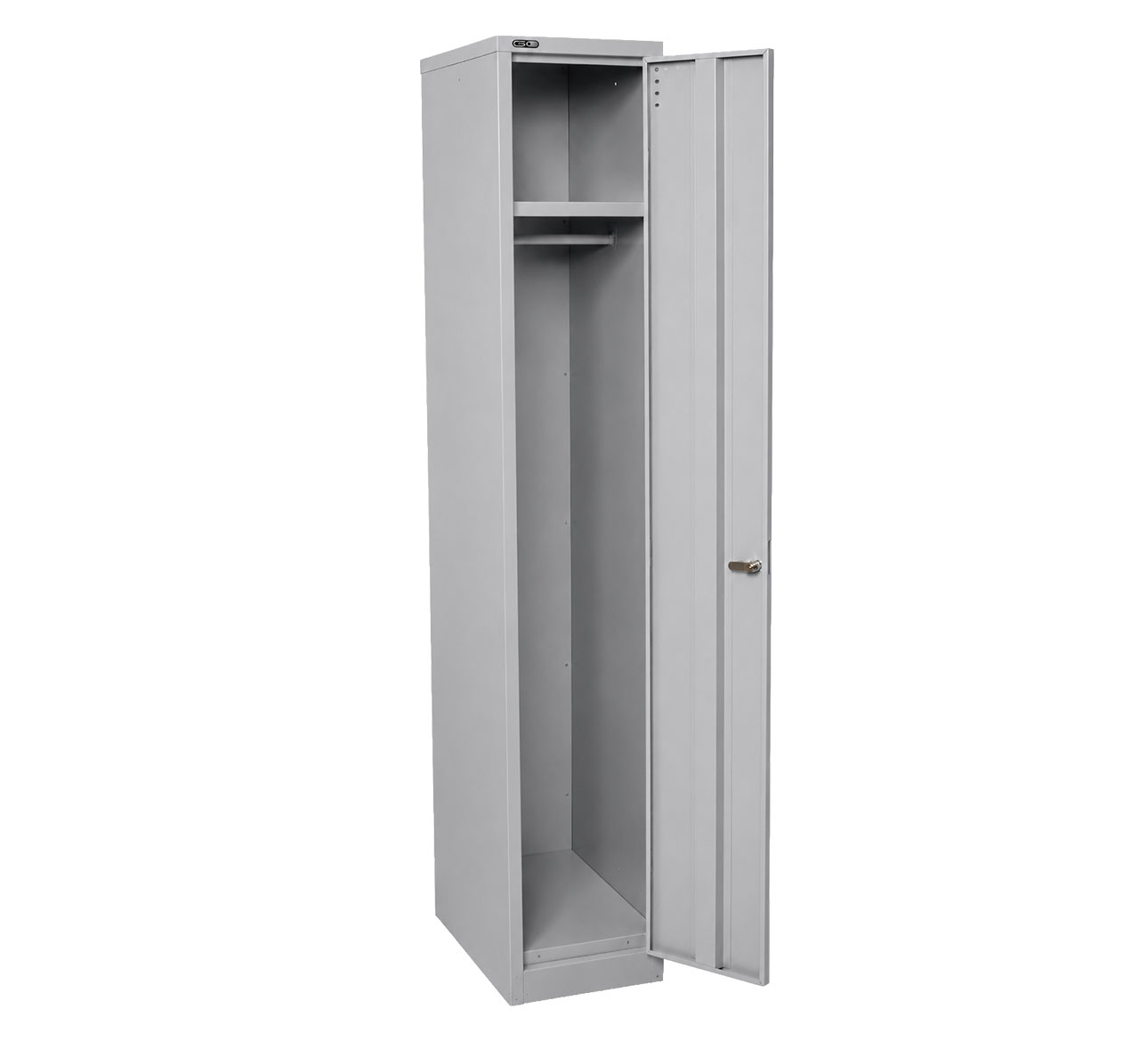 Steel Locker - 1 Tier Showing-Inside