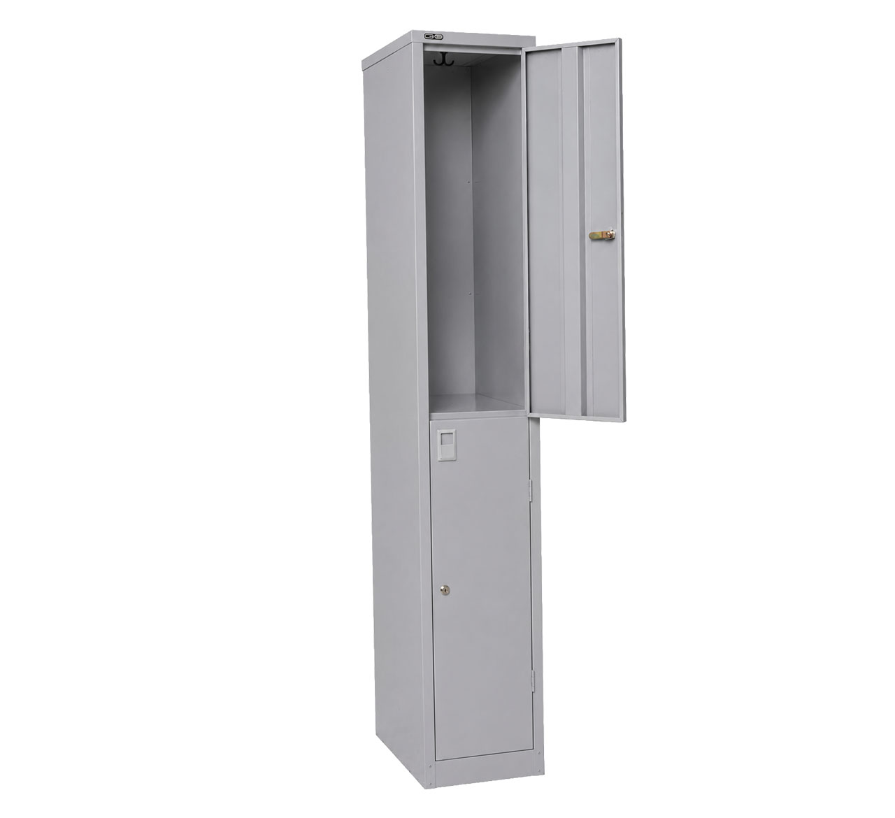 Steel Locker - 2 Tier Showing Inside