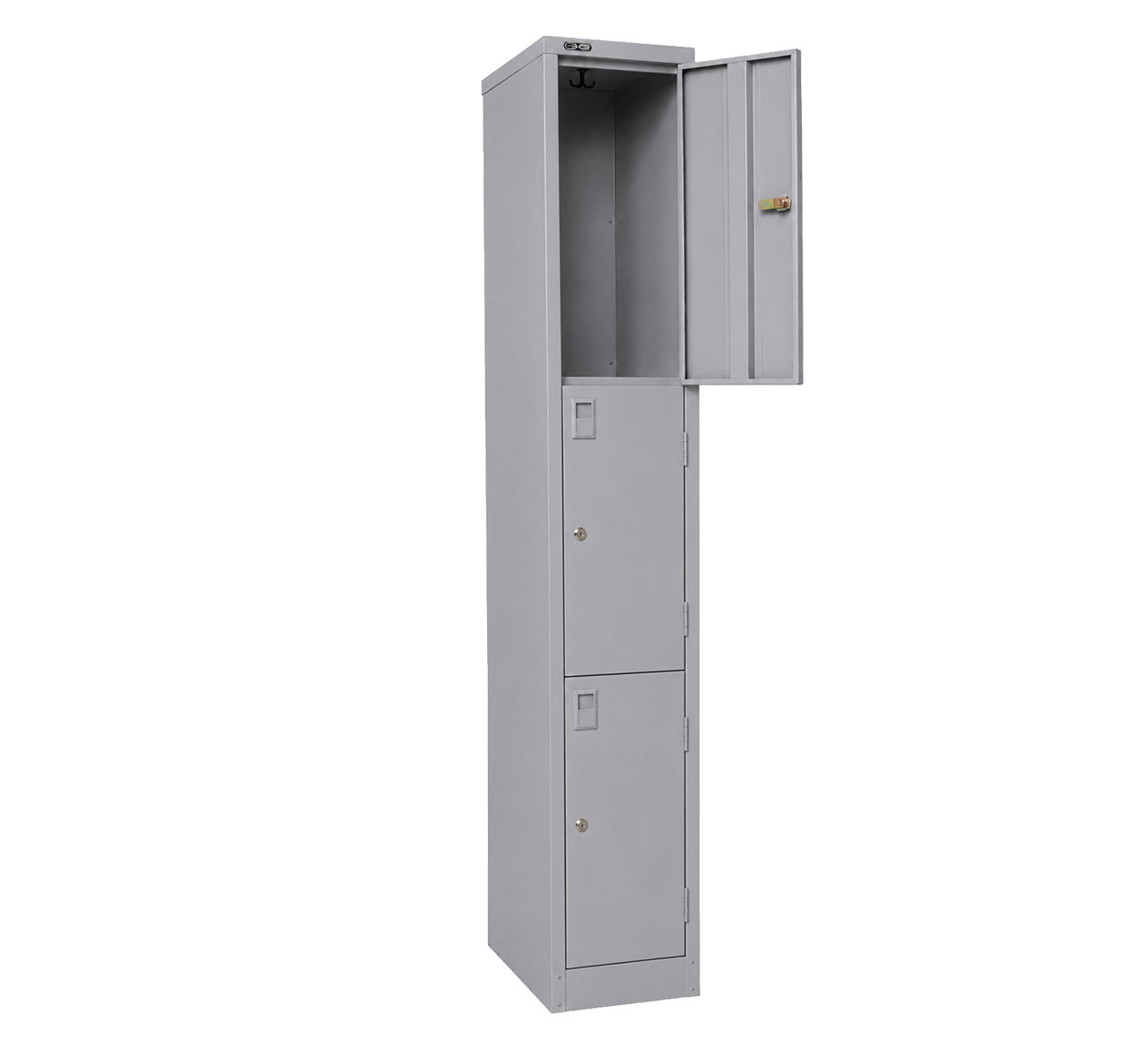 Steel Locker - 3 Tier Showing Inside