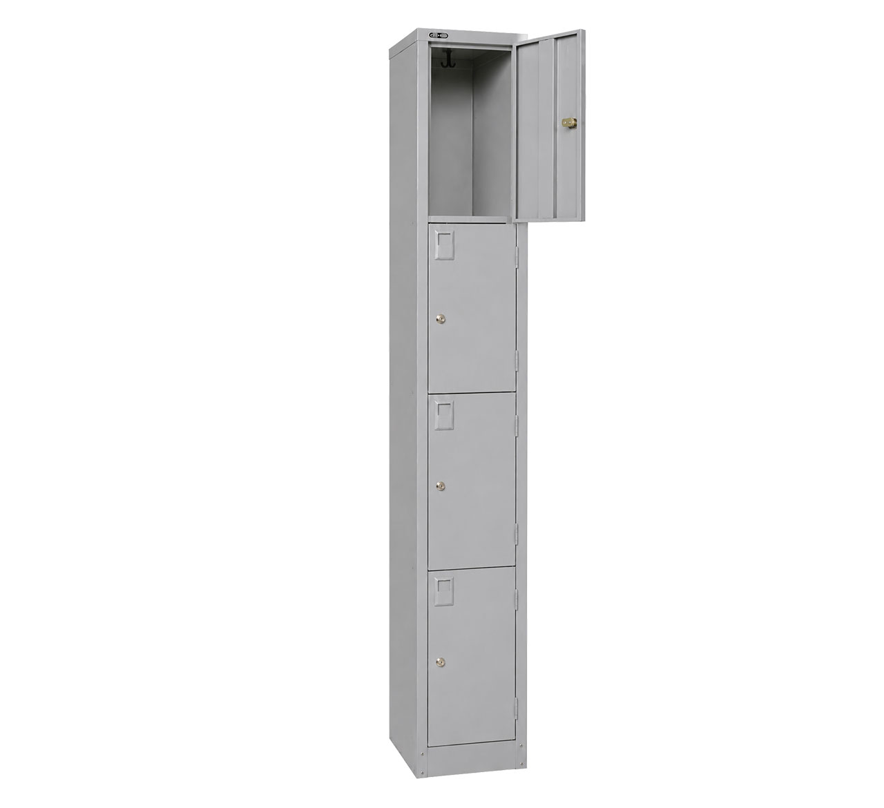 Steel Locker - 4 Tier Showing Inside